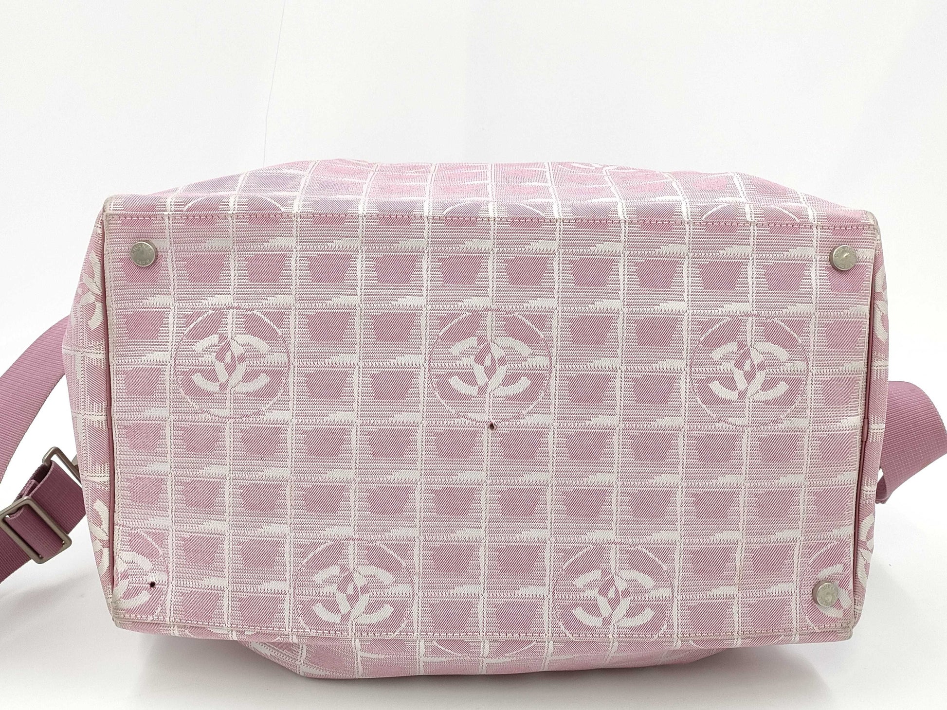 CHANEL Neutral 2way Boston Bag Shoulder Bag