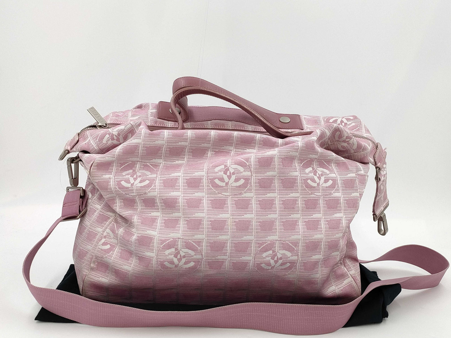 CHANEL Neutral 2way Boston Bag Shoulder Bag