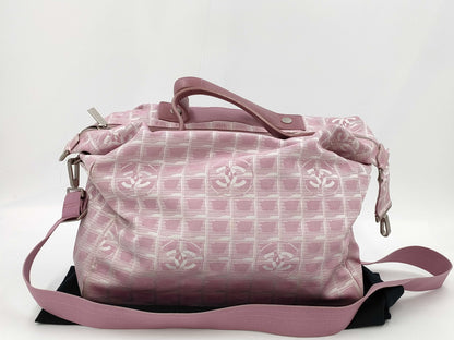 CHANEL Neutral 2way Boston Bag Shoulder Bag