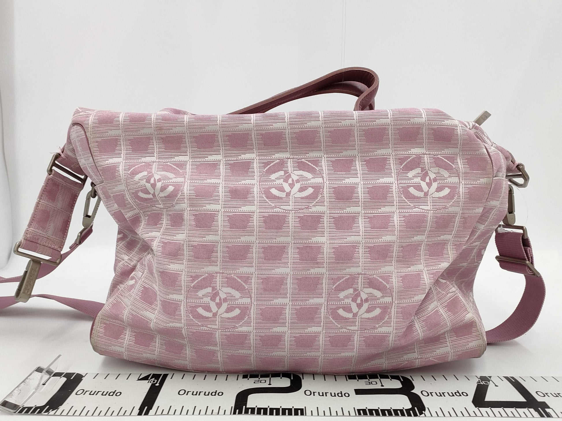 CHANEL Neutral 2way Boston Bag Shoulder Bag