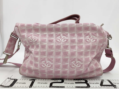 CHANEL Neutral 2way Boston Bag Shoulder Bag