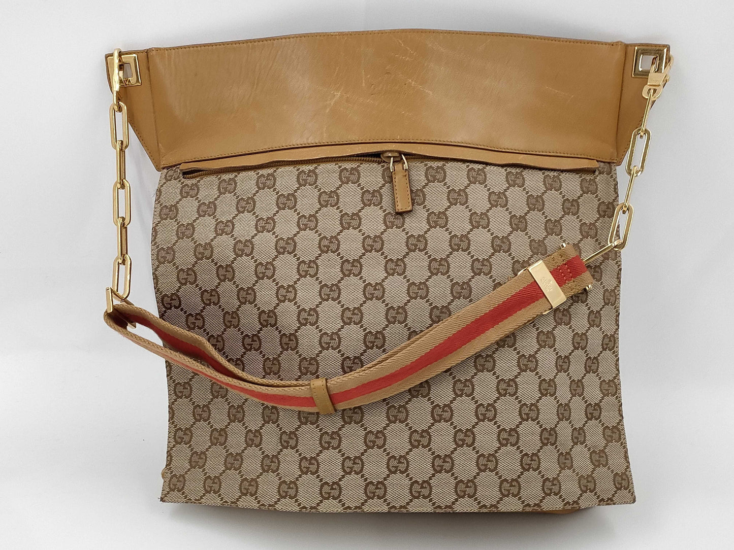 GUCCI Gucci GG Canvas Chain Shoulder Bag Shoulder Bag