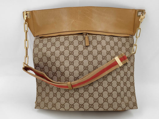 GUCCI Gucci GG Canvas Chain Shoulder Bag Shoulder Bag