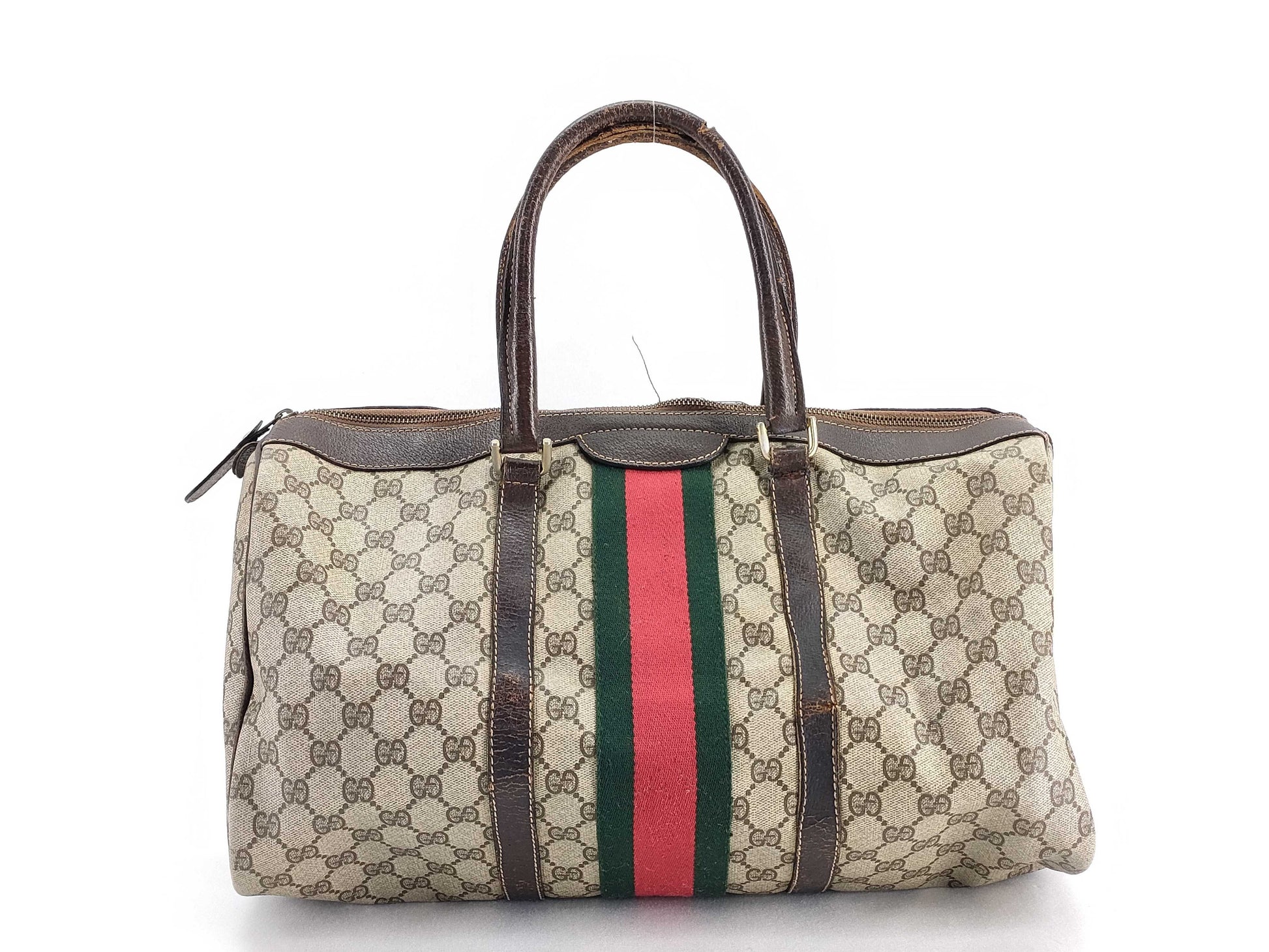 GUCCI GG Supreme GUCCI Boston Bag Sherry Line Boston Bag