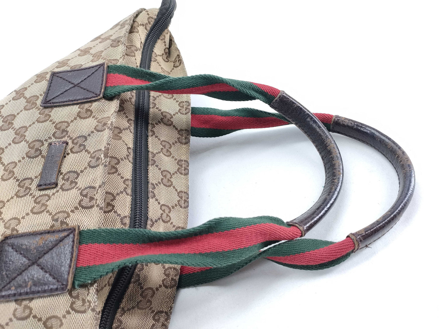 GUCCI GG Canvas GUCCI Handbag gg Sherry Line Tote Bag