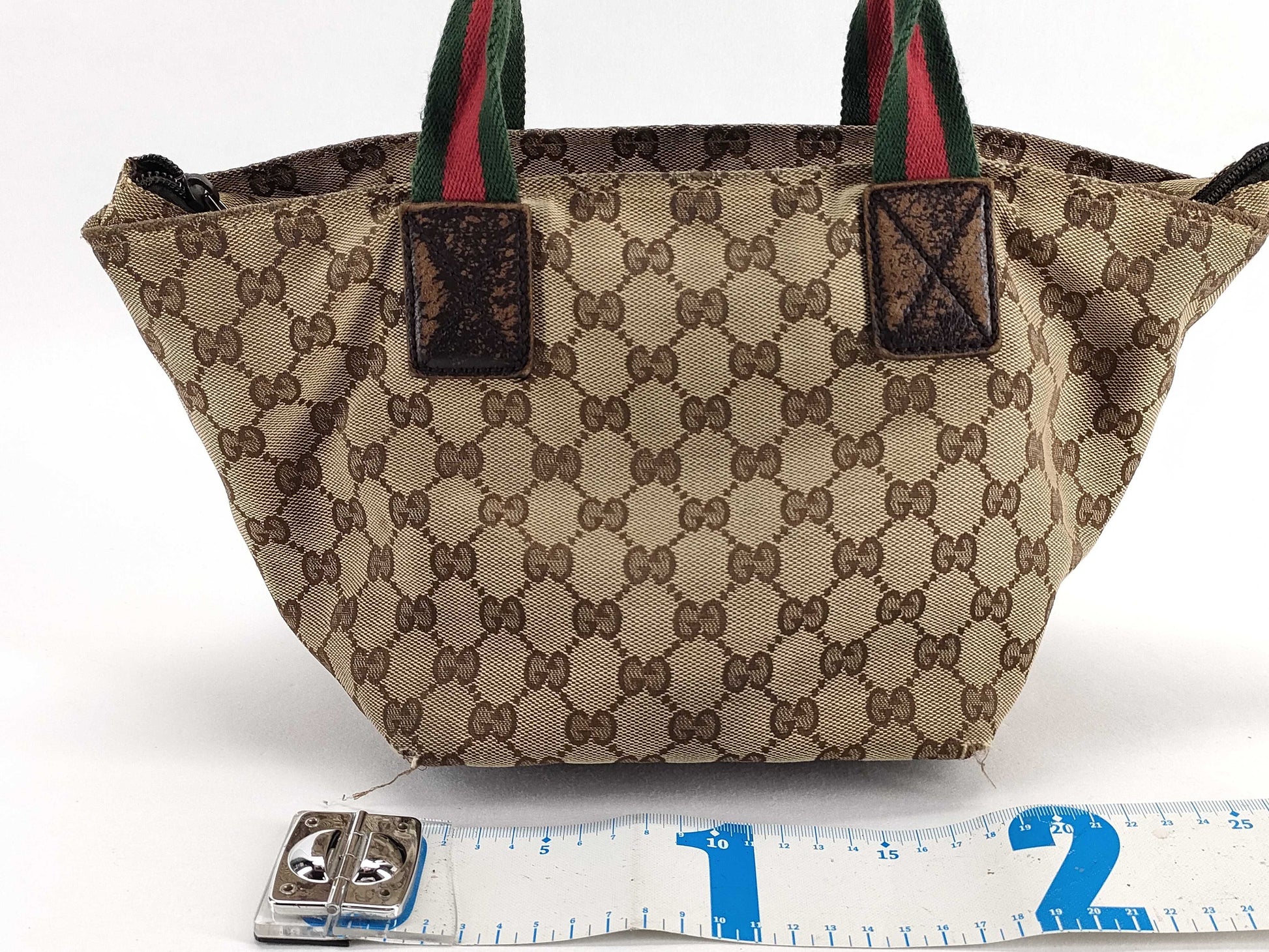 GUCCI GG Canvas GUCCI Handbag gg Sherry Line Tote Bag