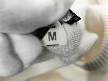 CHANEL CHANEL Cocomark Knitted T-Shirt White Top