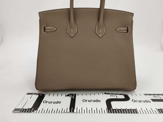 HERMES Birkin 25 Togo Etoup GP K Engraved Handbag