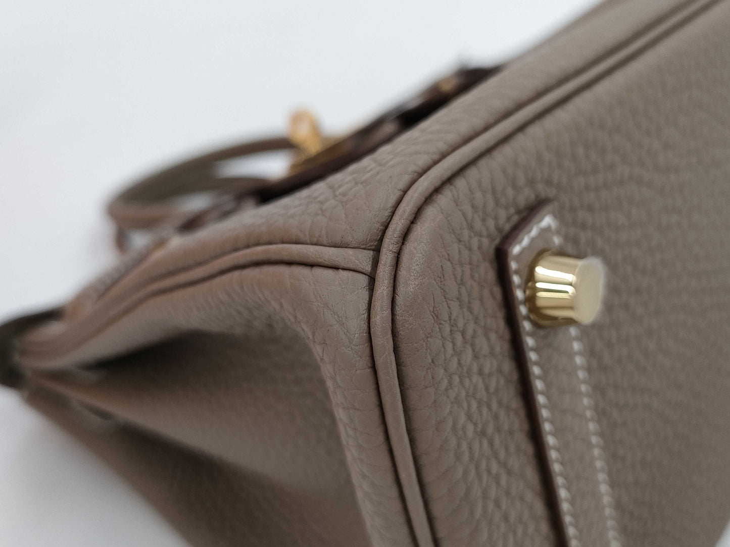 HERMES Birkin 25 Togo Etoup GP K Engraved Handbag