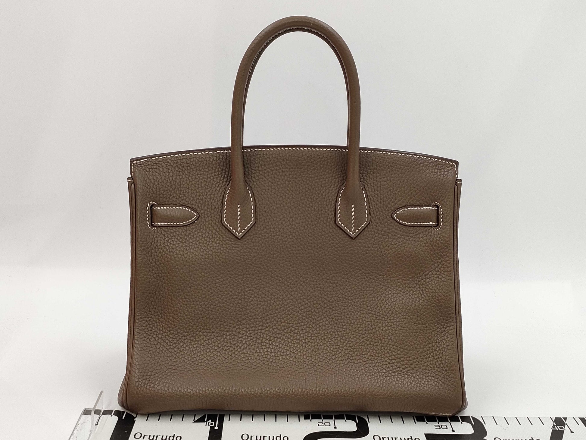 HERMES Birkin 30 Togo Etoup GP C Engraved Handbag