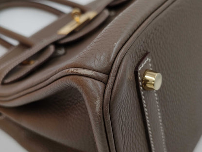 HERMES Birkin 30 Togo Etoup GP C Engraved Handbag