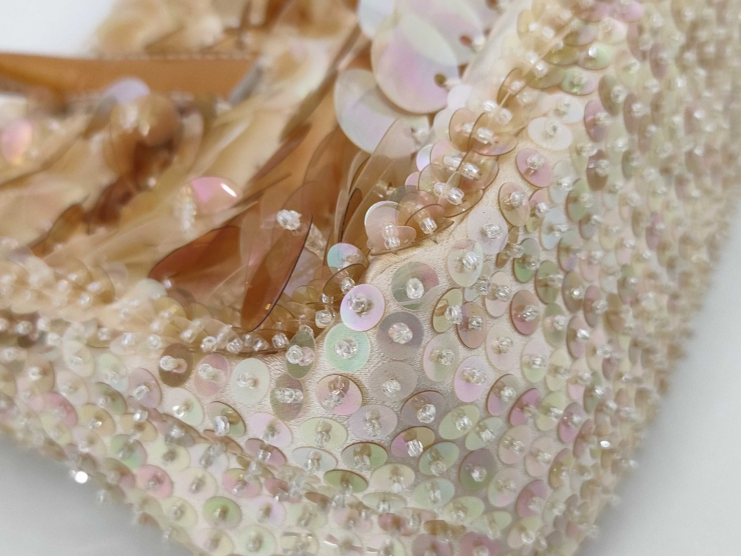 PRADA Purse Sequin Orange SS Handbag