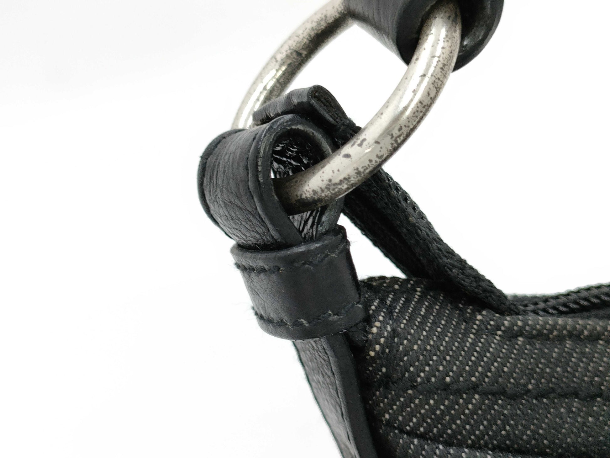 Yves Saint Laurent Mombasa Denim Black SS Shoulder Bag