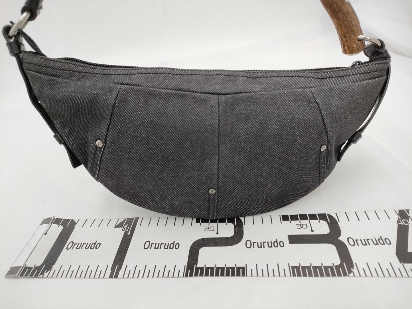 Yves Saint Laurent Mombasa Denim Black SS Shoulder Bag