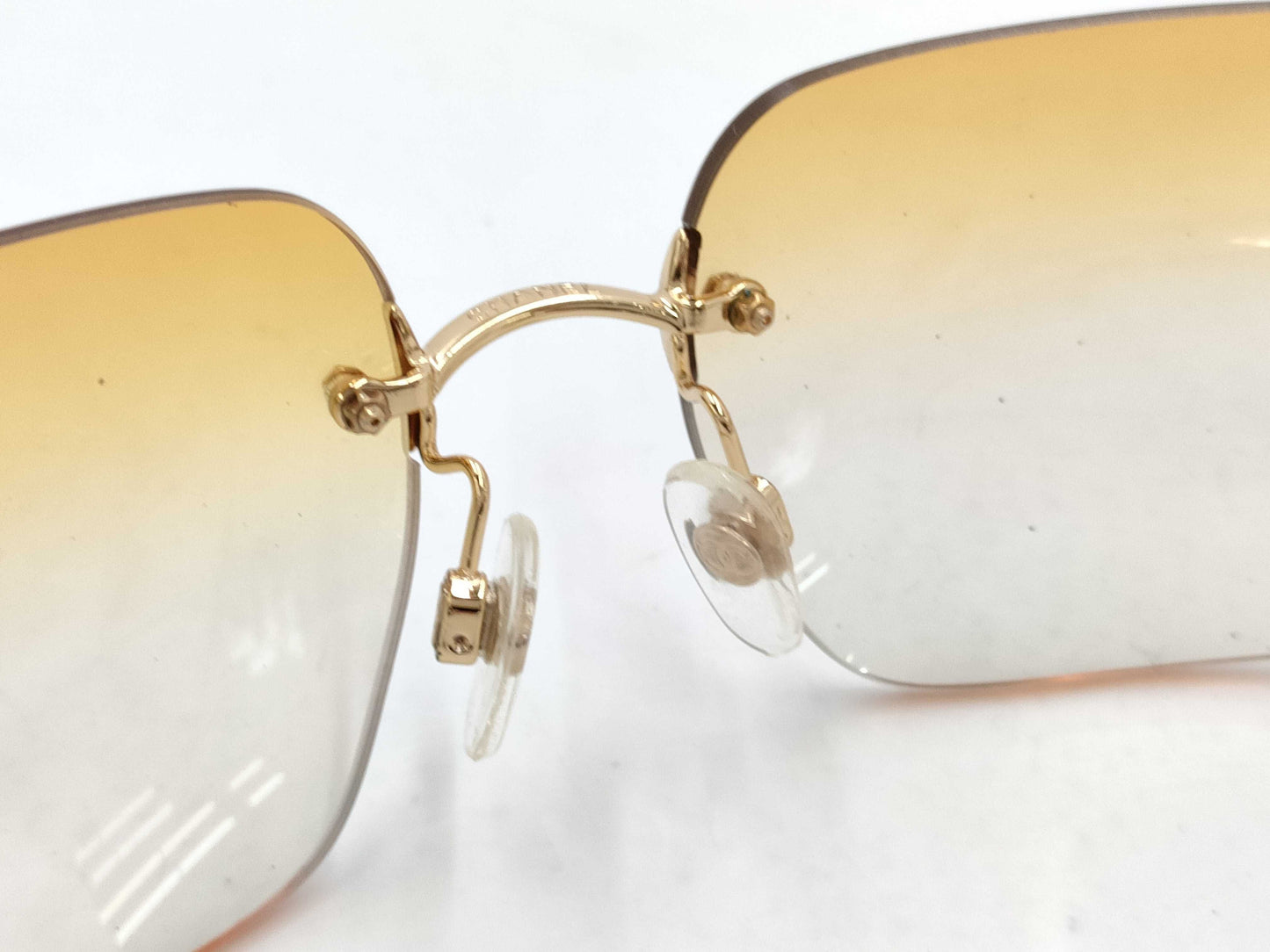 CHANEL Cocomark Rhinestone Sunglasses 4017-D 125/56 62□17 Brown/Gold Sunglasses