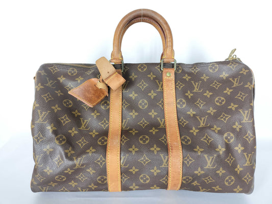 LOUIS VUITTON Monogram LV Monogram Key Pol Bantriere 45 Boston Bag M41418 Boston Bag Without Shoulder Strap