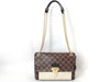 LOUIS VUITTON Damier LV Damier Vavin PM Chain Shoulder Bag N40113 Even/Cream Shoulder Bag