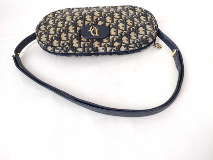 Dior Trotter DIOR Trotter Shoulder Bag Beige/Navy W27cm Shoulder Bag