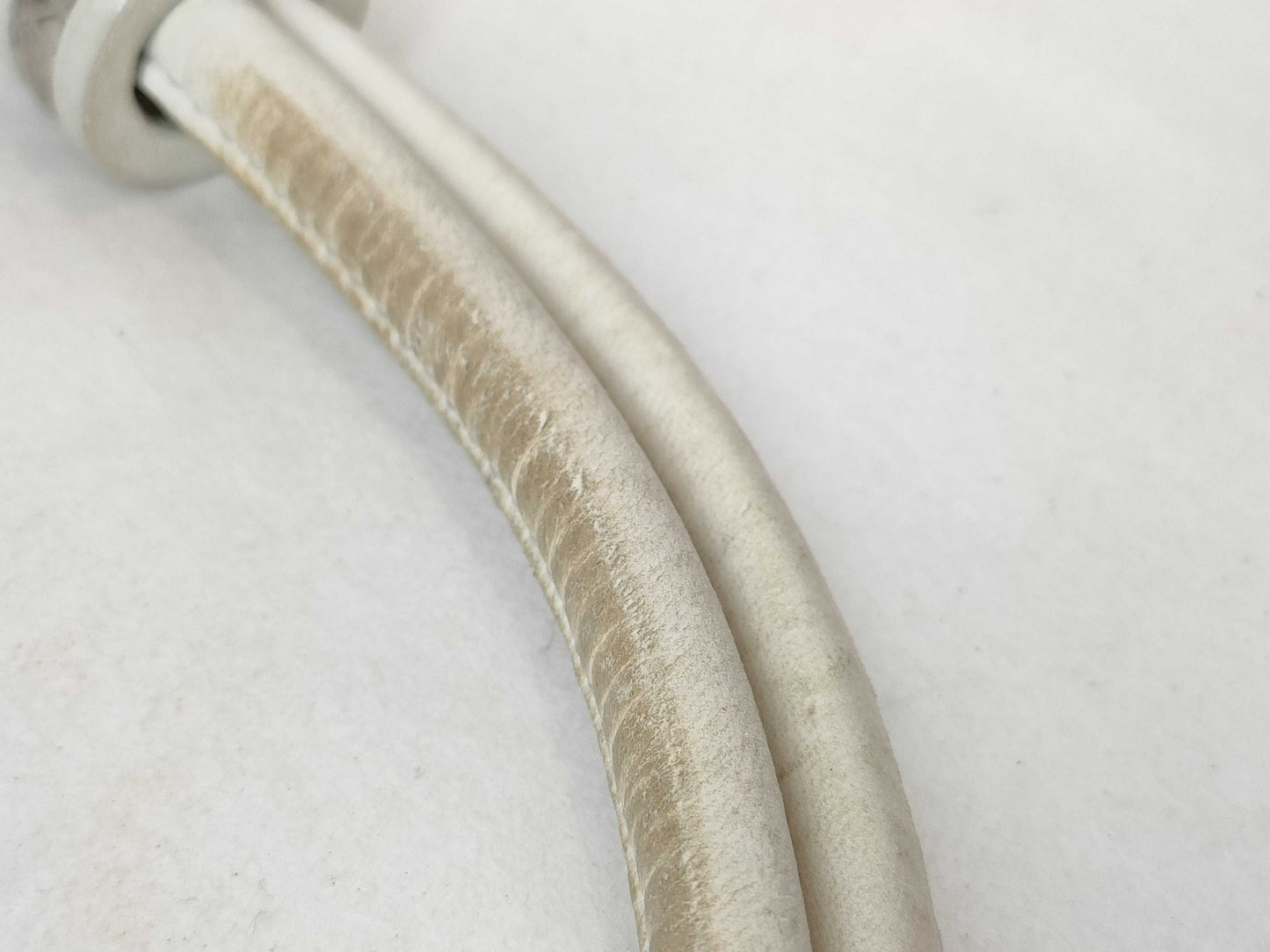 BOTTEGA VENETA Leather Semi Shoulder Bag White W31cm Shoulder Bag