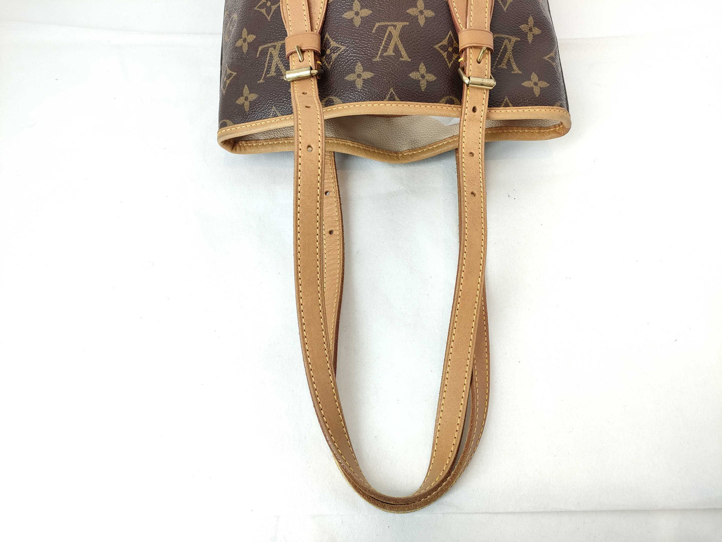 LOUIS VUITTON Monogram LV Monogram Bucket PM Tote Bag M42238 Handbag Without Pouch