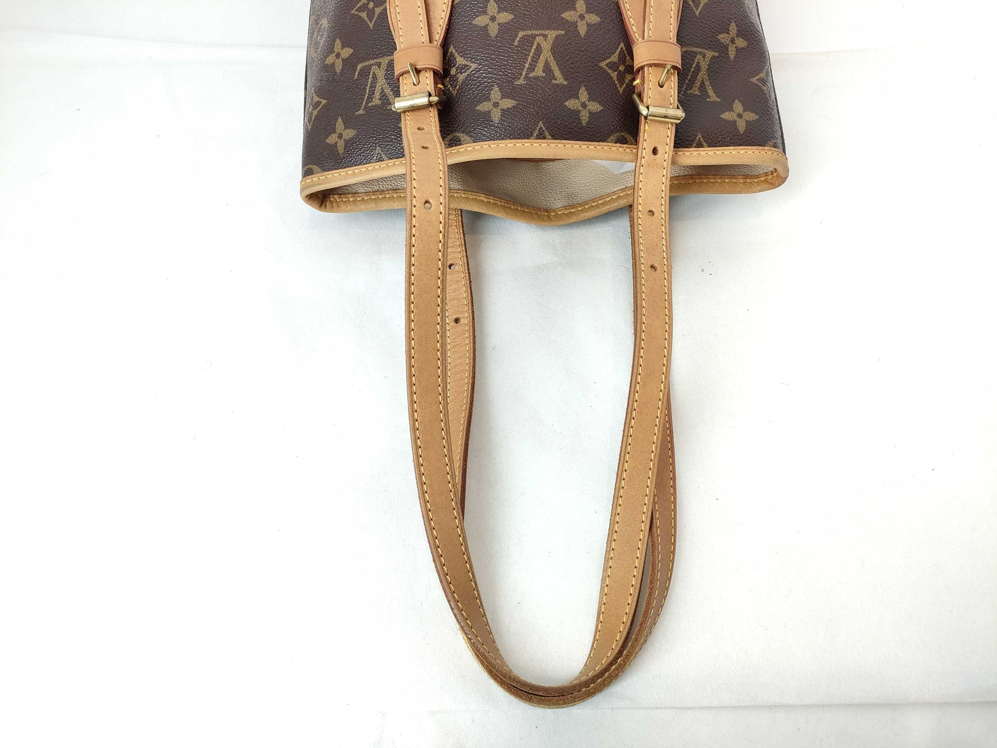 LOUIS VUITTON Monogram LV Monogram Bucket PM Tote Bag M42238 Handbag Without Pouch