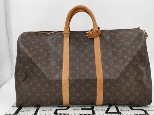 LOUIS VUITTON Monogram Keypol 55 M41424 SP0994 Poignier Name Tag Boston Bag