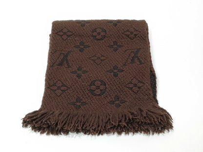 LOUIS VUITTON Monogram Echarpe Logomania Monogram M72241 Marron Muffler