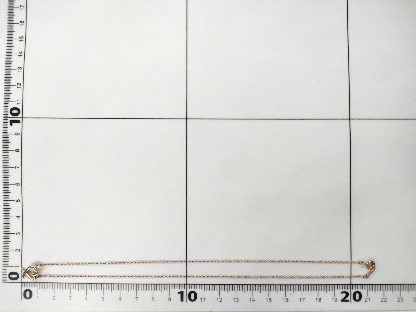 Tiffany & Co. Loving Heart PG Au750 2.4g Necklace 