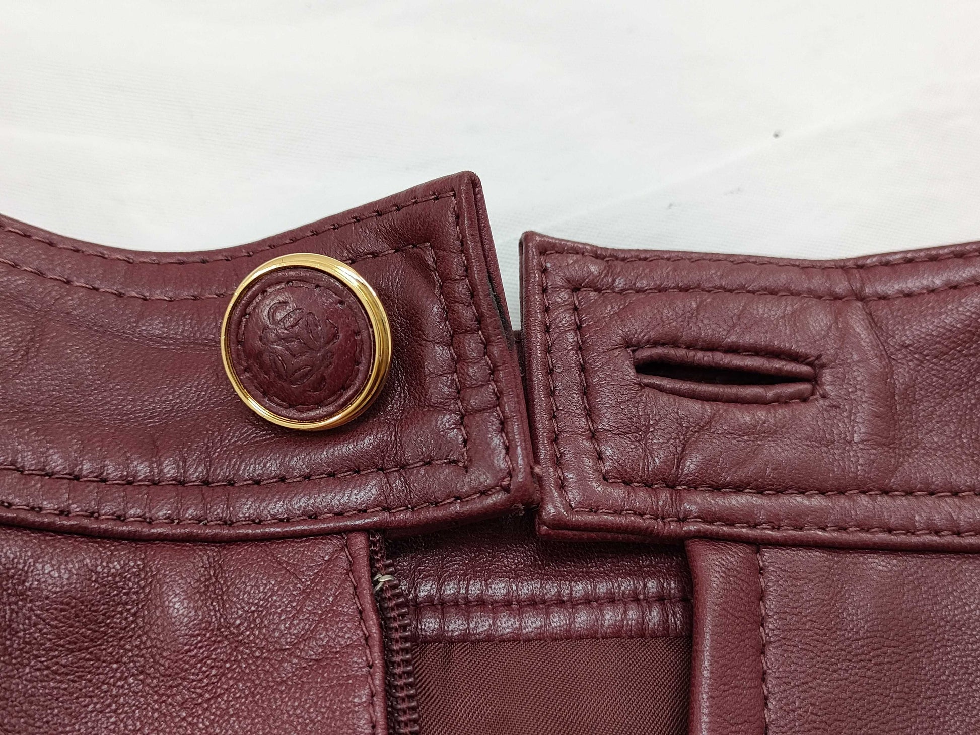 LOEWE Leather Skirt Skirt