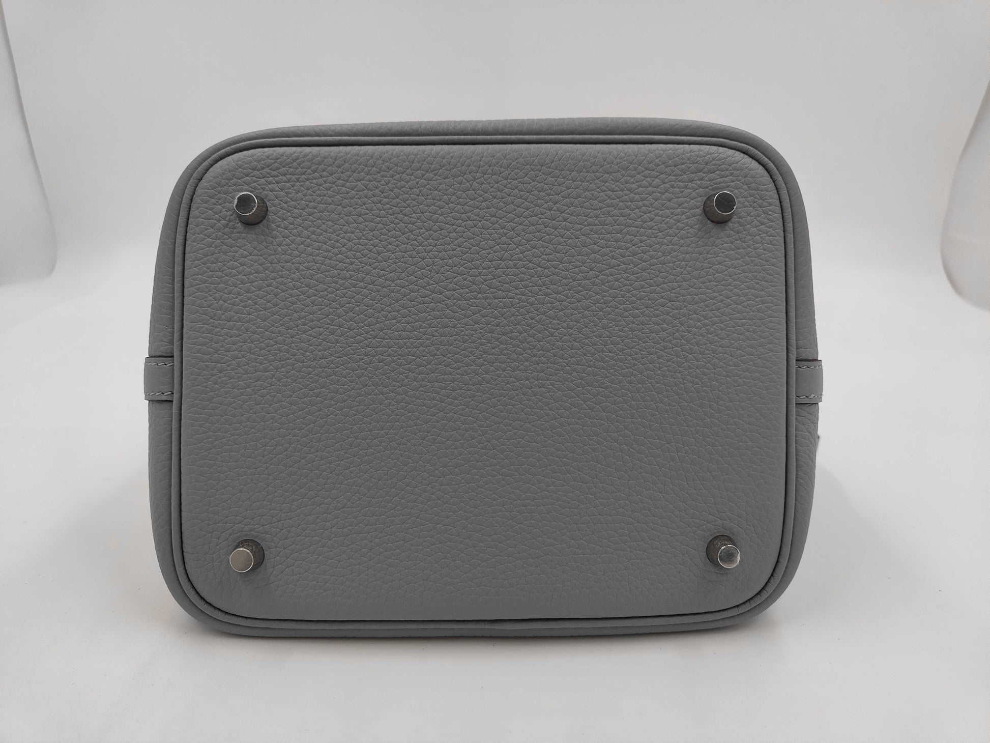 HERMES Picotan Lock 22MM Gripantan Silver Hardware K-Engraved Topo