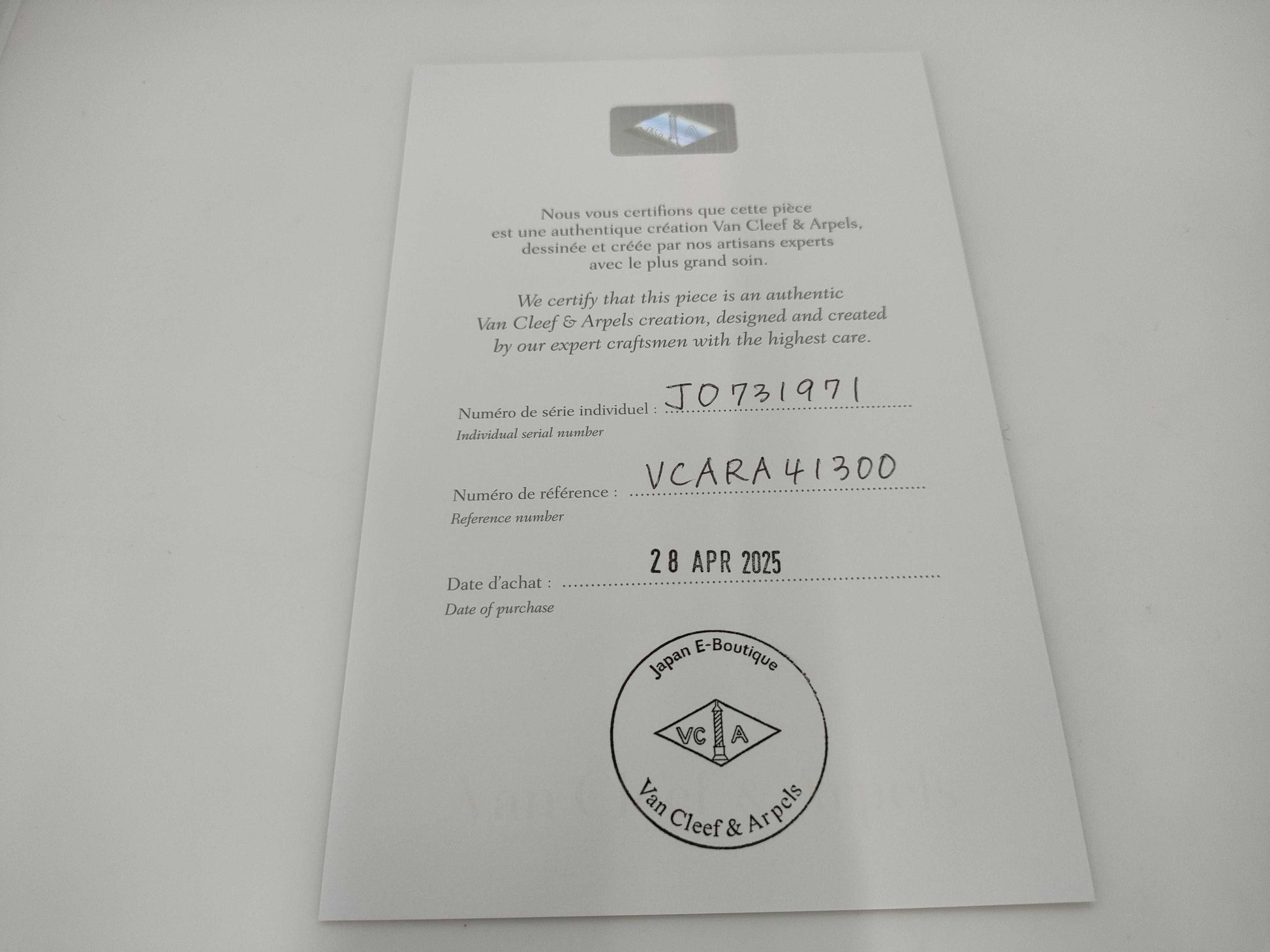 Van Cleef&Arpels Vintage Alhambra 5P Onyx YG Au750 11.5g Bracelet & Bangle 