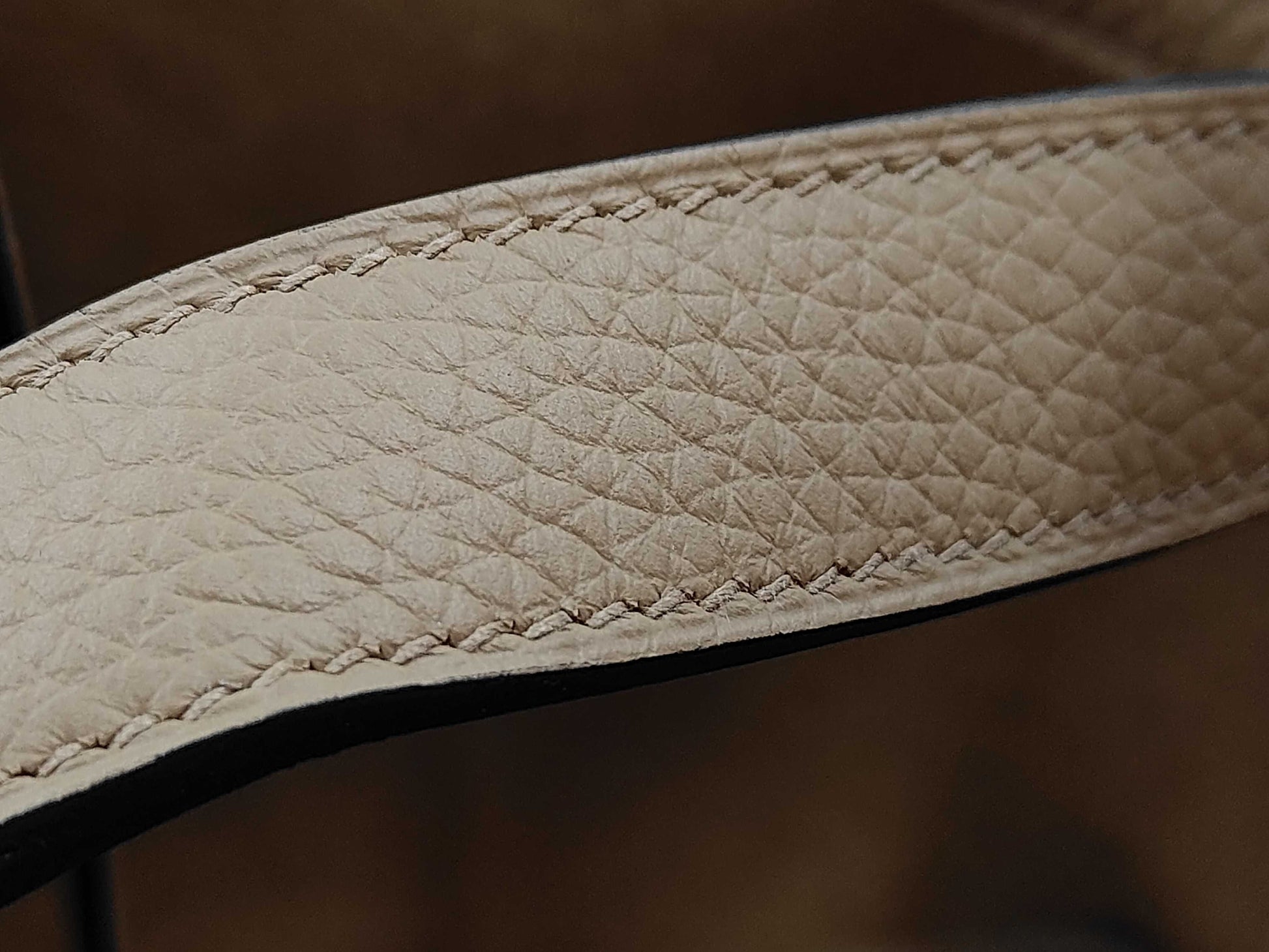 HERMES Picotan Lock 18 PM Chai Gold Hardware B-Engraved Pouch