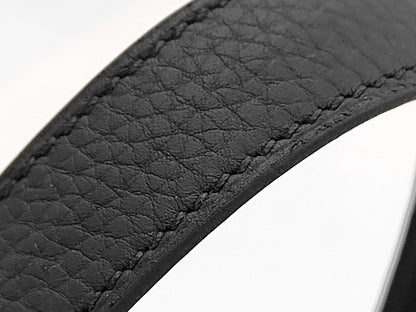 HERMES Picotan Lock 18 PM Black Black Gold Hardware K-Engraved Topo