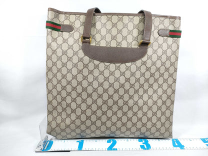GUCCI GG Supreme GUCCI Gucci GG Supreme Sherry Line 39.02.091 Tote Bag Tote Bag