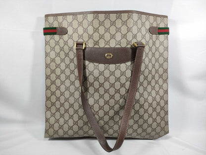 GUCCI GG Supreme GUCCI Gucci GG Supreme Sherry Line 39.02.091 Tote Bag Tote Bag