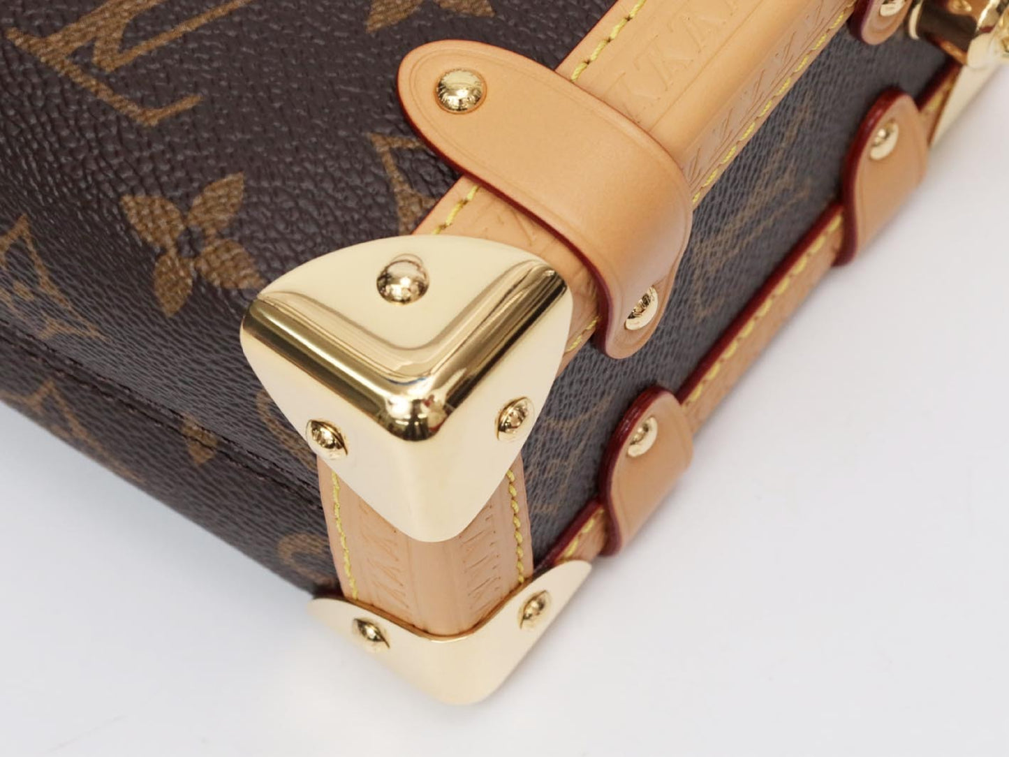 LOUIS VUITTON Monogram Side Trunk PM M46815 RFID Shoulder Bag