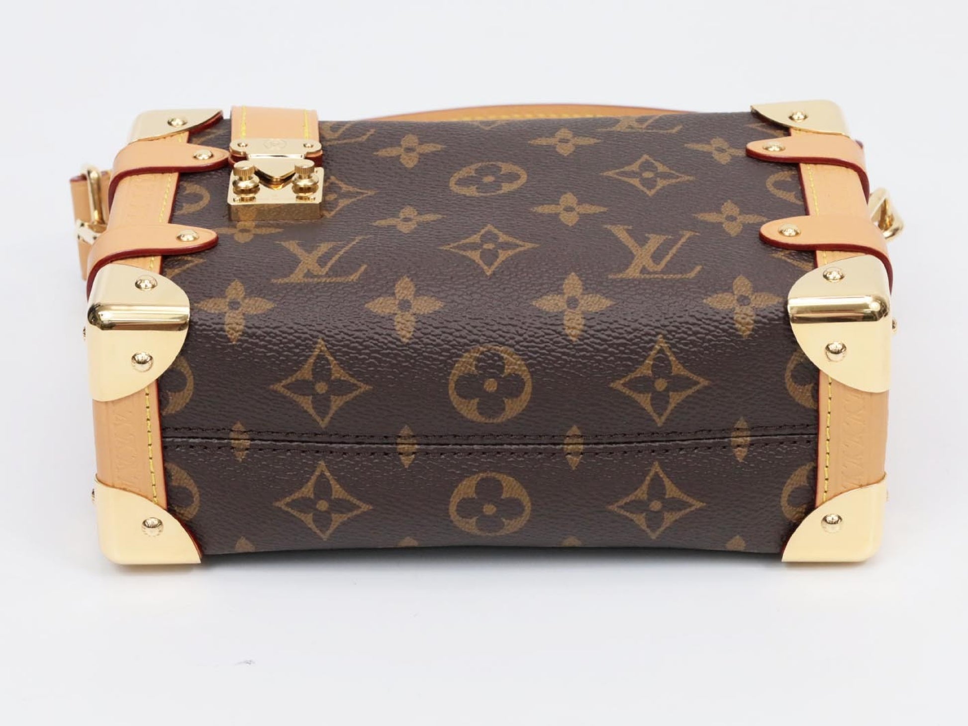 LOUIS VUITTON Monogram Side Trunk PM M46815 RFID Shoulder Bag