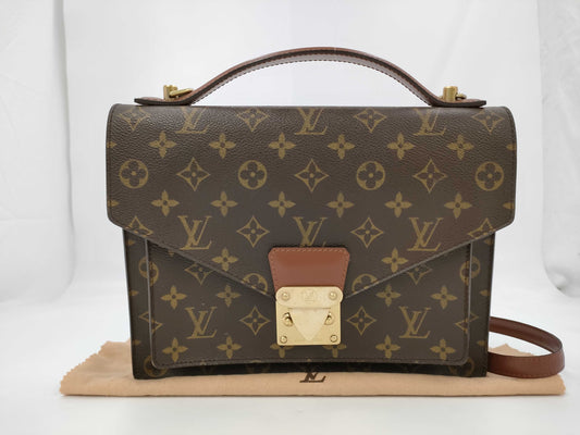 LOUIS VUITTON Monogram Monceau Handbag