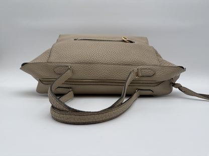 CELINE CELINE Handbag Small Ring Beige Leather Handbag