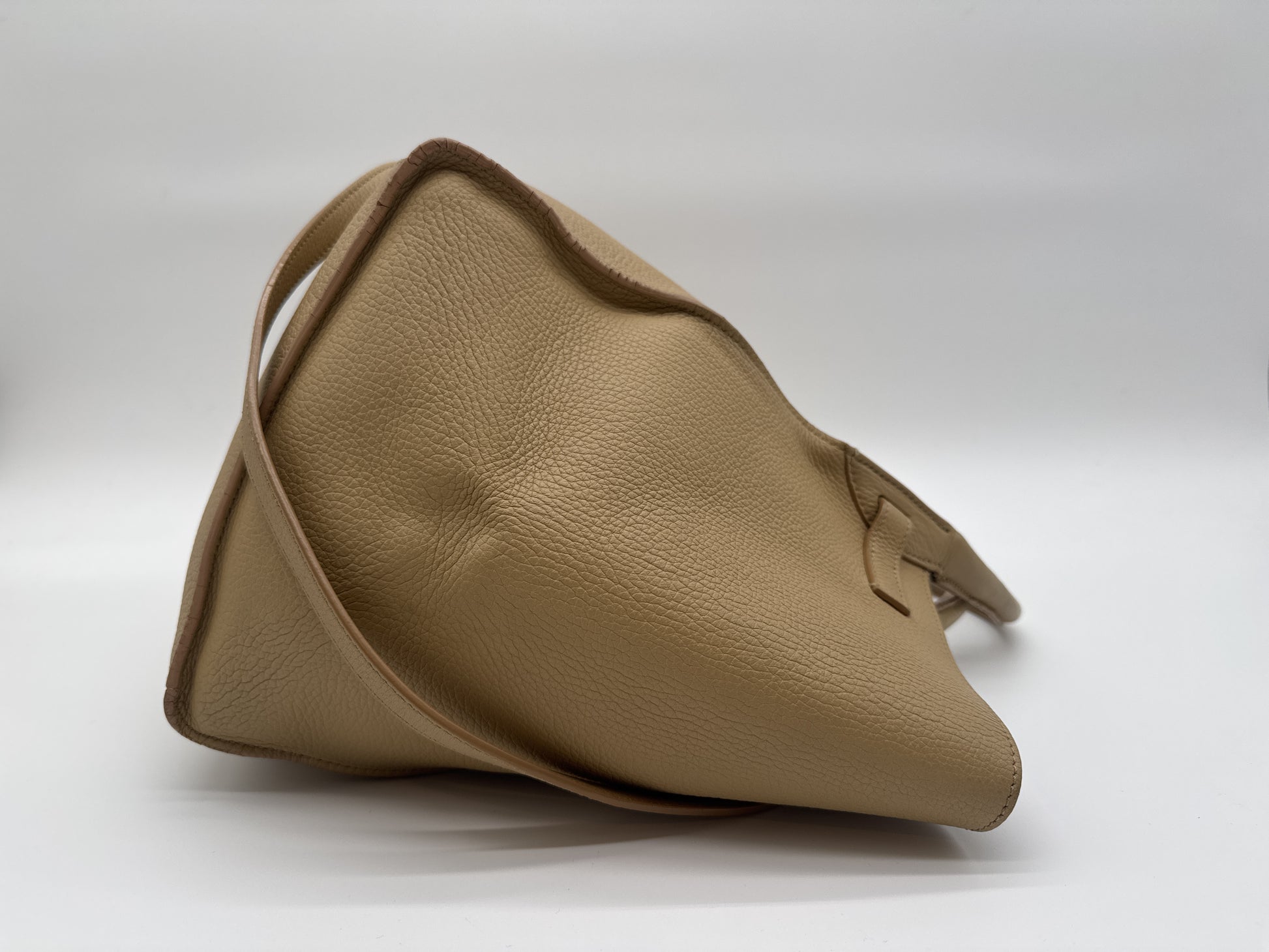 CELINE CELINE Handbag Big Bag Small Shoulder Bag 2way Beige Handbag