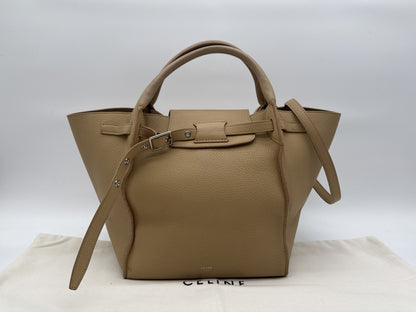 CELINE CELINE Handbag Big Bag Small Shoulder Bag 2way Beige Handbag