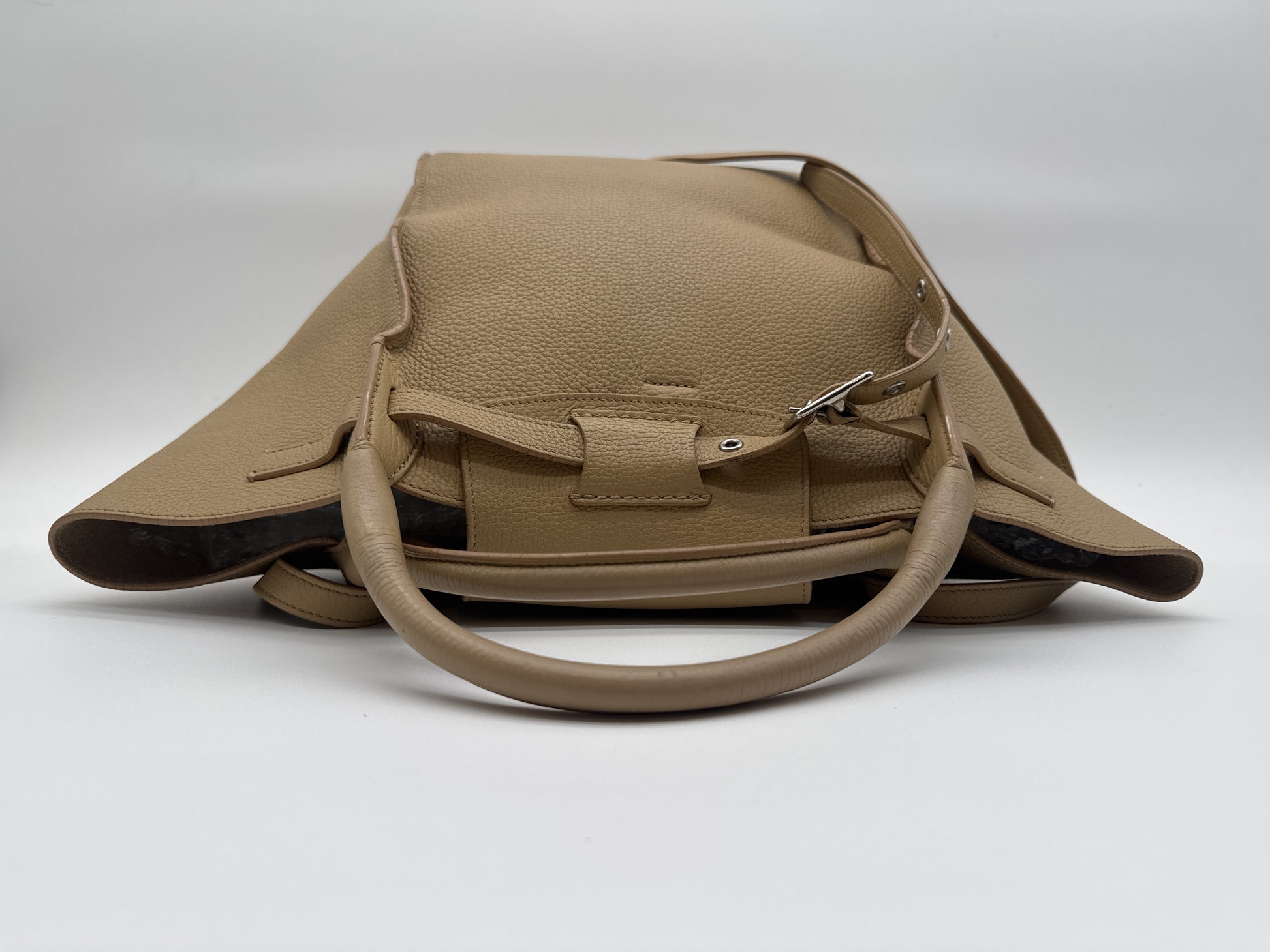 CELINE CELINE Handbag Big Bag Small Shoulder Bag 2way Beige Handbag