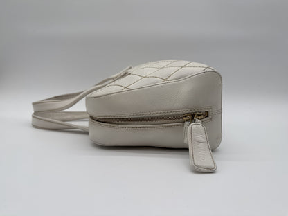 CHANEL CHANEL Handbag Wild Stitch Cocomark Matlasse White Handbag