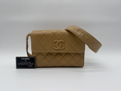 CHANEL CHANEL Shoulder Bag Cocomark Matlasse Leather Shoulder Bag