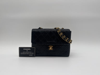 CHANEL CHANEL Shoulder Bag Matlasse Turnlock Cocomark Gold Fittings Black Shoulder Bag