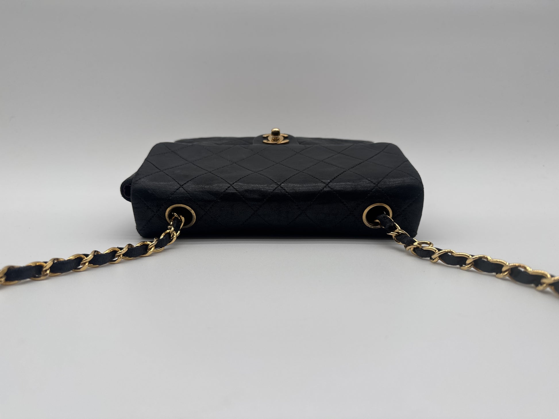 CHANEL CHANEL Shoulder Bag Matlasse Turnlock Cocomark Gold Fittings Black Shoulder Bag