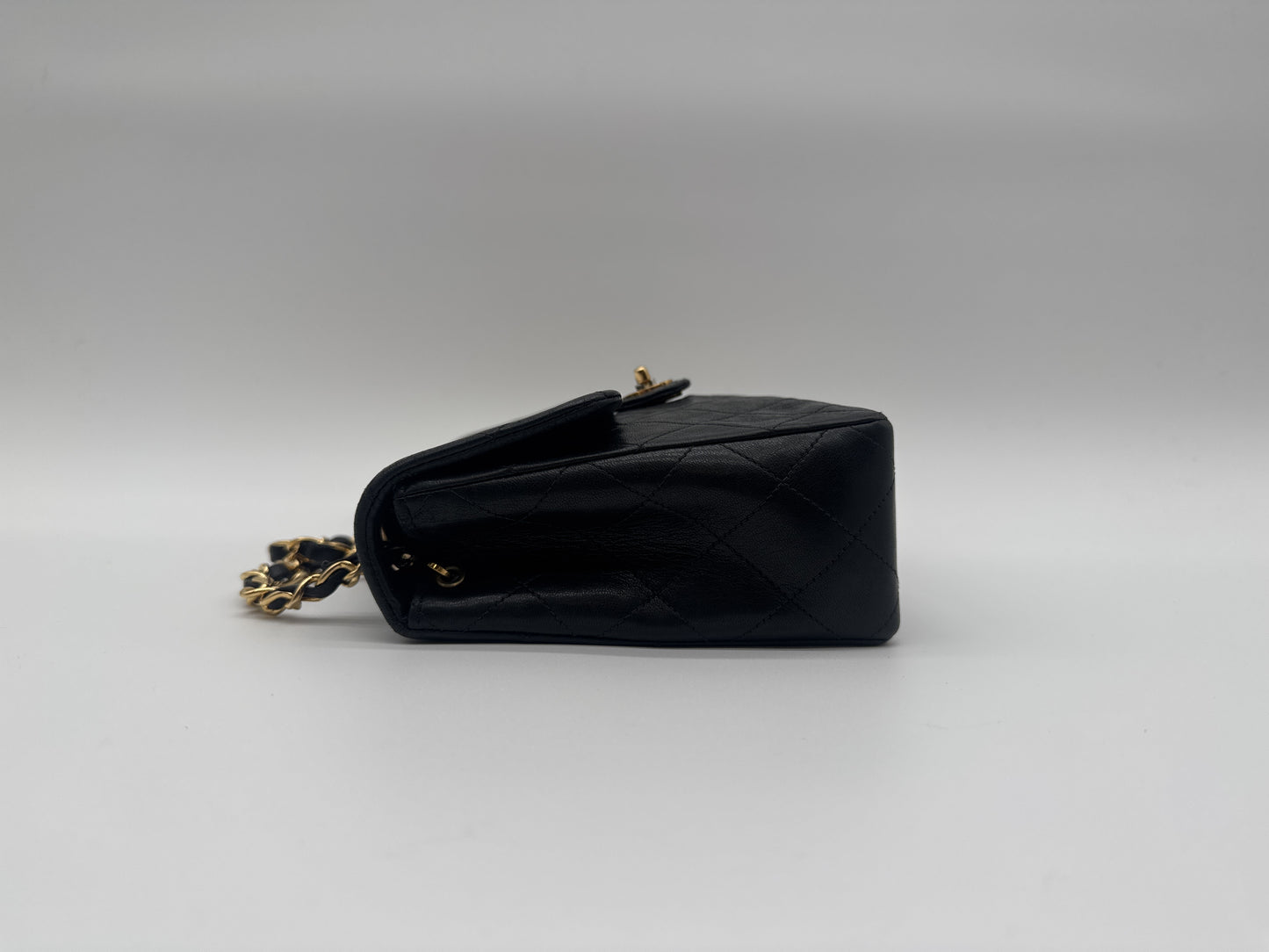 CHANEL CHANEL Shoulder Bag Matlasse Turnlock Cocomark Gold Fittings Black Shoulder Bag