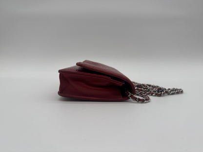 CHANEL CHANEL Chain Wallet Shoulder Bag Camellia Cocomark Leather Shoulder Bag