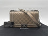 CHANEL Shoulder Bag Boy Perforated Matlasse Shoulder Bag