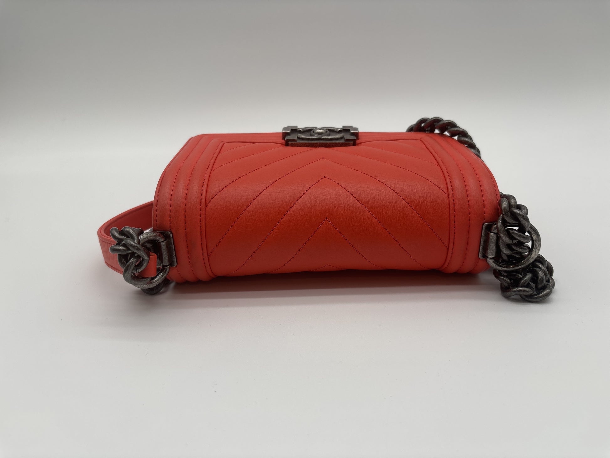 CHANEL Shoulder Bag Boy V-Stitch Shoulder Bag